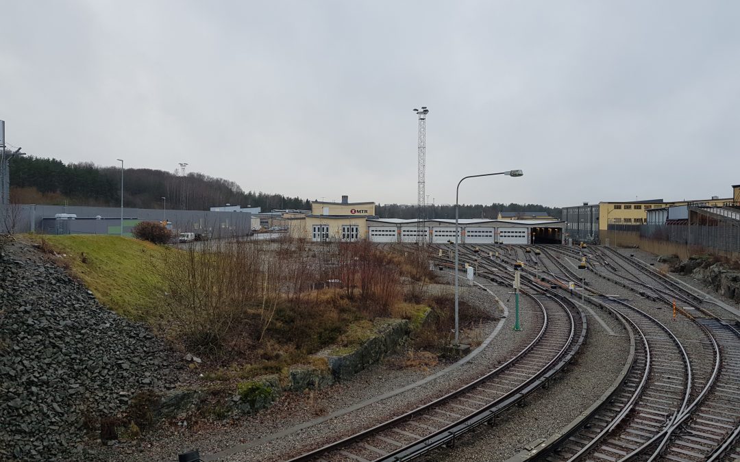 Utbyggd depå i Högdalen